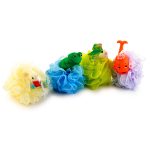 Оптовая милые детские игрушки ПВХ детские губки животных губка для ванны для детей TJ072